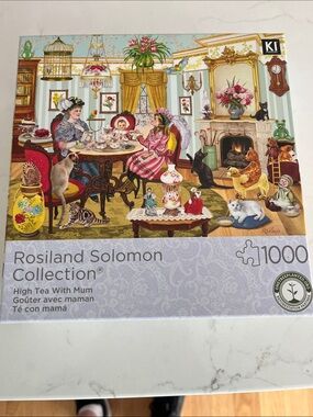 Rosiland Solomon Collection "High Tea With Mum" 1000pc Puzzle - Multicolor